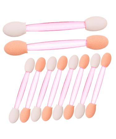 FOYTOKI 100pcs Eye Shadow Stick Eyeshadow Eye Makeup Tools Eyeliner Brush Para Mini Comestic Emulsion Pink 6.20X0.50X0.50CM Pink
