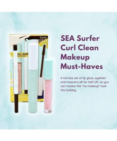 Tarte Sea Surfer Curl Clean Must-Haves Makeup Set - Mascara, Eyeliner & Lip Gloss Set - Buy Online on GoSupps.com
