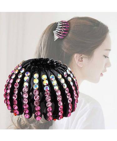 Liujzzj 2-Piece Crystal Bird Nest Hair Clips for Women - Big Ponytail Accessories - Stylish Hair Clips for Girls - Buy Online on GoSupps.com