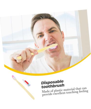 Shop Minkissy 100-Pack Disposable Toothbrush & Toothpaste Travel Kit - Waterproof & Portable for Sensitivity - Ideal for International Shipping - Buy Online on GoSupps.com