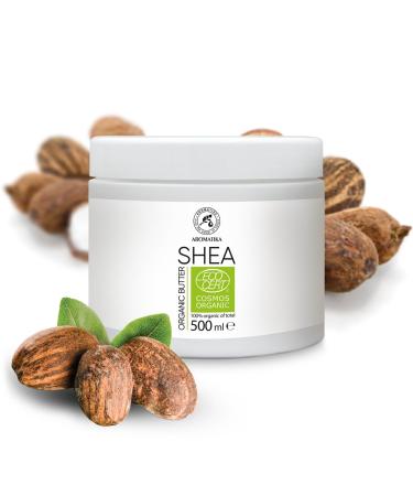 Organic Shea Butter 500g | Pure & Unaffected Karit Body Butter for Face Body & Hair - Intensive Care - Buy Online on GoSupps.com