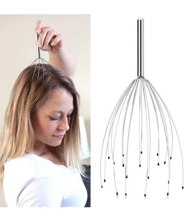 Head Massage Spider - 20 Finger Head Massager & Pull-Out Back Scratch Device | Ultimate Relaxation & Massage Therapy - Buy Online on GoSupps.com