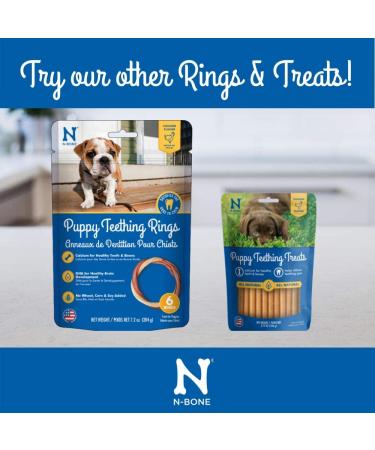 N-Bone Puppy Teething Ring Pumpkin Flavor 7.2 Oz (Pack of 6) - Perfect for Teething Puppies - Buy Online on GoSupps.com