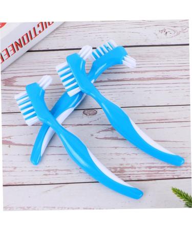 FRCOLOR 9-Piece False Toothbrush & Prosthetic Care Kit - Safe Double-Sided Cleaning Tools for Kids & Adults - Buy Online on GoSupps.com