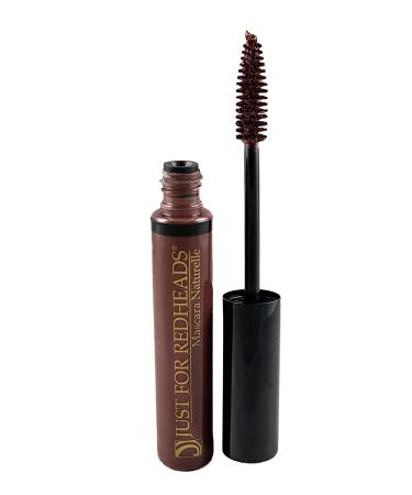 Just for Redheads Mascara Naturelle Series (Ginger Auburn) - Hypoallergenic, Cruelty-Free - 1 Pack (11g) - Color Enhance Blonde/Pale Lashes - Made in USA - Buy Online on GoSupps.com