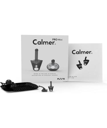 Flare Calmer Pro Mini: Ear Plugs Alternative for Noise Reduction - Soft Reusable Silicone with Aluminum Core - Premium Black Ice - Buy Online on GoSupps.com