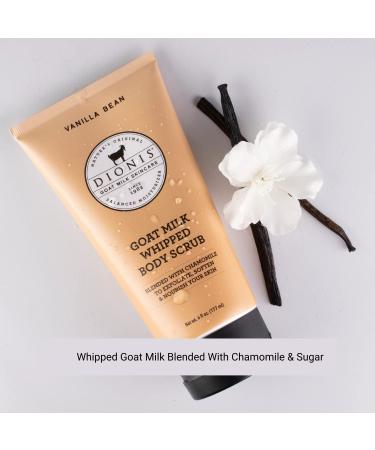 Dionis Goat Milk Skincare Vanilla Bean Scented Body Scrub & Lotion Set - Chamomile Sugar Scrub & Hydrating Cream - 6 oz & 8.5 oz - Buy Online on GoSupps.com