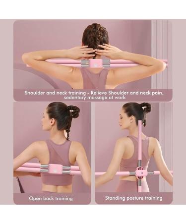 Yoga Stick Posture Corrector for Humpback Correction - Retractable Design - Pink - Adult & Child - Buy Online on GoSupps.com