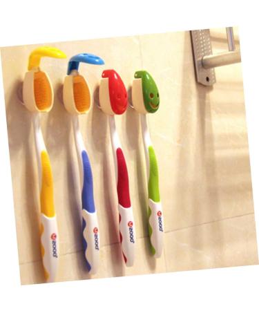 Cabilock 12-Pack Dustproof Toothbrush Covers & Holders - Wall-Mounted Ventilated Caps with Child Smile Design - Perfect for International Shipping - Buy Online on GoSupps.com