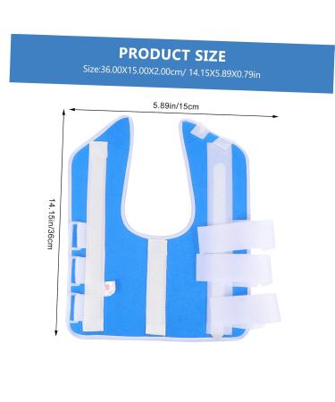 FRCOLOR Humerus Fixation Strap - Support Belt for Shoulder Rehabilitation | 36x15x2cm Blue - Medical Joint Tape & Steel Plate for Humeral Shaft Stability - Buy Online on GoSupps.com