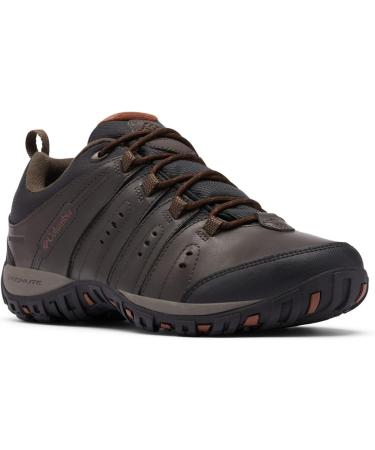 Columbia Men's Woodburn II Waterproof Hiking Shoes - 43.5 EU - Cordovan X Cinnamon - Best for International Shipping - Buy Online on GoSupps.com