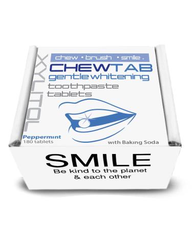 Weldental Chewtab Gentle Whitening Toothpaste Tablets Refill Peppermint