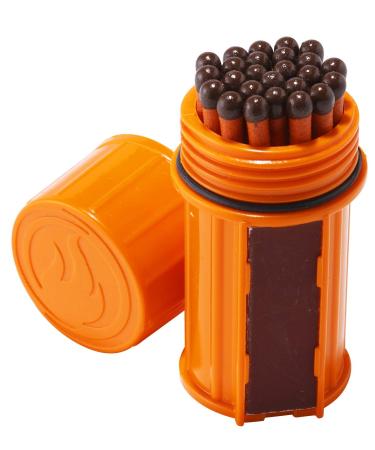 UCO Stormproof Match Kit with Waterproof Case 25 Stormproof Matches and 3 Strikers No Color