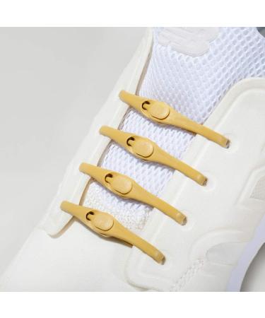 HICKIES 2.0 Tie-Free Elastic Shoelaces - Mineral Yellow | Shop Now for International Shipping! - Buy Online on GoSupps.com