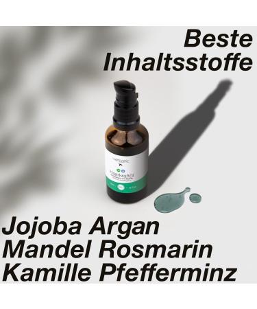 Neoorganic Bio Rosemary Hair Oil 50ml | Natural Hair Growth & Scalp Care | Rosemary Oil for Healthy Hair - Buy Online on GoSupps.com