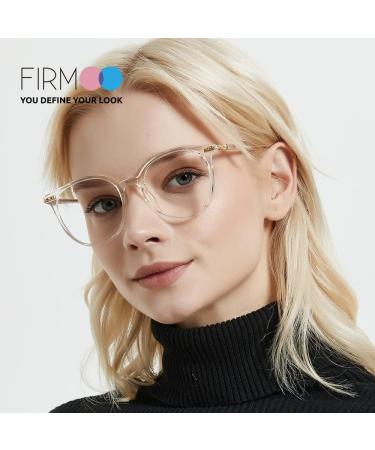 Shop Firmoo Blue Light Filter Glasses - Anti-UV Non-Prescription Stylish Full-Rimmed Design for Men & Women - Protect Your Eyes with Trendy Transparent Nerd Glasses - Buy Online on GoSupps.com