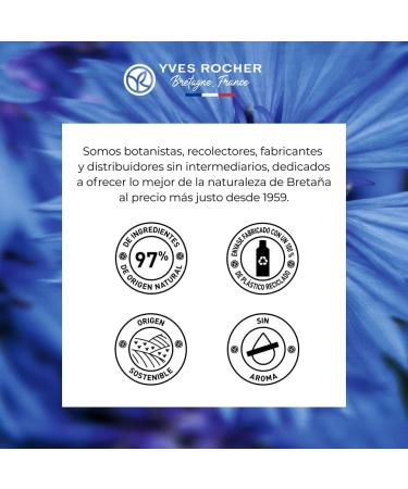  Yves Rocher Yves Rocher Express Makeup Remover for Eyes and Lips PURE CORNBLE - Biphasic formula with organic cornflower - Removes makeup - Buy Online on GoSupps.com