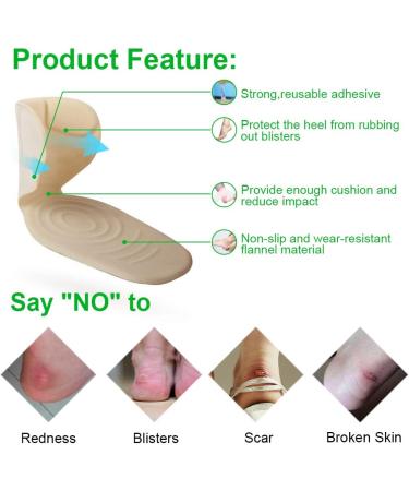 Back Heel Protector Gel Inserts - Anti-Slip Shoe Grips for Women (3 Pairs) - Buy Online on GoSupps.com