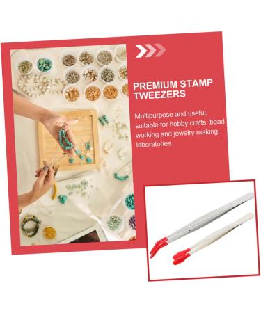 Minkissy 4-Piece Black Stainless Steel Tweezers Set for Eyelash Extensions | Premium Makeup Tweezers for Precision Tools - Buy Online on GoSupps.com