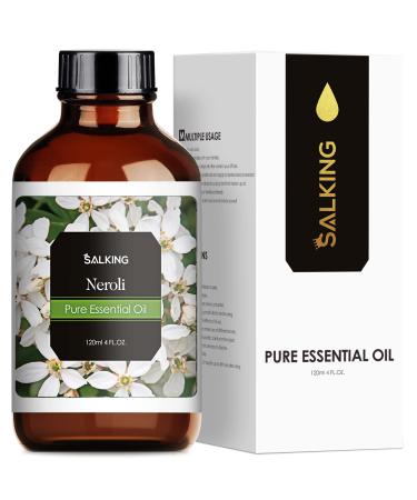 SALKING Neroli Essential Oils 120ml 100% Pure Natural Essential Oil Therapeutic Grade Aromatherapy Oil for Skin Care Fragrance Oils for Diffuser Humidifier Relax Sleep Gifts for Women