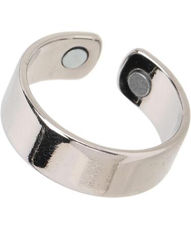 Shop Adjustable Magnetic Healing Ring - Silver Metal Jewelry for Men & Women - Buy Online on GoSupps.com