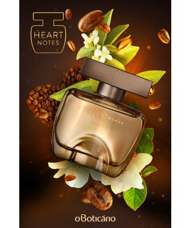 O BOTICARIO Coffee Woman Eau de Toilette Long Lasting Perfumes for Women | Warm Amber Floral Fragrance For Women (3.4 fl oz) Classic - Buy Online on GoSupps.com