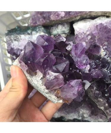 Specimen Natural Amethyst Crystal Cluster Uruguay Amethyst geode Specimen Gems - Buy Online on GoSupps.com