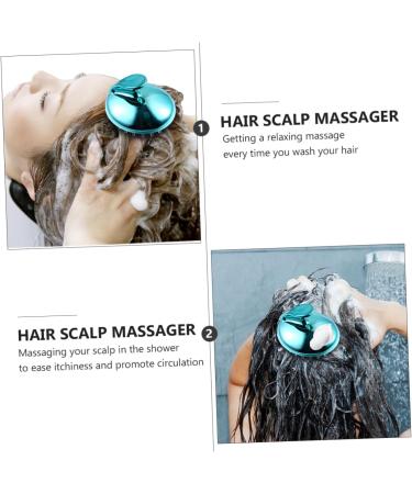Foytoki 2-Piece Shampoo Massage Brush Set | Hair Scaling & Peeling Scalp Massager for Ultimate Bathroom Relaxation - Buy Online on GoSupps.com