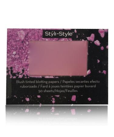 Styli-Style Blush Tinted Blotting Papers