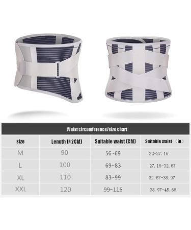 Samnuerly Lumbar Support Belt - X-Large Back Bandage for Pain Relief Herniated Disc Sciatica & Scoliosis - Men & Women - Buy Online on GoSupps.com