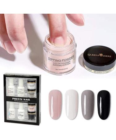 Dip Powder Starter Kit Glitter Nail Polish Dipping System Nail Art Kit For Nails Care - Buy Online on GoSupps.com
