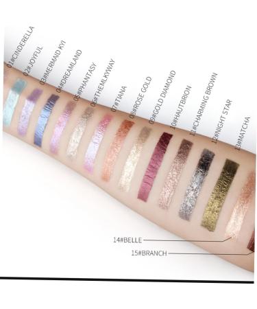 FOMIYES 2 Pcs Shimmer Eyeshadow Glitter Eyeshadow Glow Eye Powder Eye Shadow Liquid Eyeshadow Matte 1 count (Pack of 1) As Shownx2pcs - Buy Online on GoSupps.com