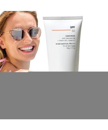 Face and Body Sunscreen | 50g Travel Size Face Sunscreen | Soft and Comfortable Non-Sticky Protection for Travel Beach Daily Boat Makeup Sports - Buy Online on GoSupps.com