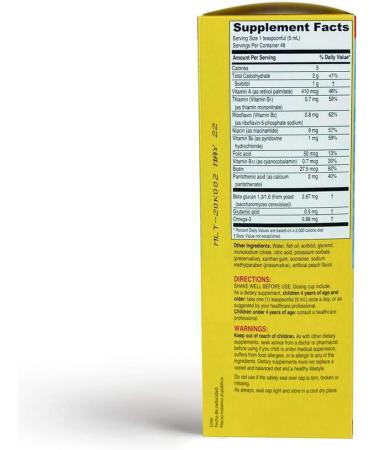 GirafKids 8oz Toddler Multivitamin Syrup - Omega 3, Beta Glucan, Quercetin & Vitamins - Peach Flavor - Buy Online on GoSupps.com