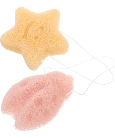 Zerodeko Konjac Face Wash Sponges & Exfoliating Back Scrubber - 4 Pcs Bath & Dishwashing Puffs - Travel-Friendly Body Cleansing Loofah - Buy Online on GoSupps.com