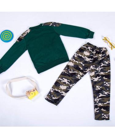 AMhomely Baby Boy Romper Sale - Camo Letter Tracksuit Top & Pants Outfit Set (2-3 Years, Green) - Buy Online on GoSupps.com