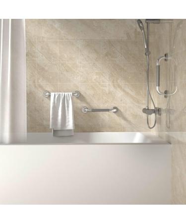 Brushed Nickel Shower Grab Bar w/Anti-Slip Knurled Grip 12 Inch Munzong Stainless Steel Bathroom Grab Bars Safety Bar Balanced Handrail Handicap Injury Elderly Senior Assist Support Shower Handle 12IN Brushed Nickel - Buy Online on GoSupps.com