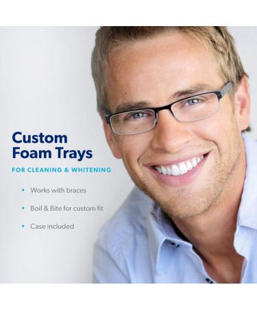 EverSmile Custom Foam Trays for WhiteFoam & OrthoFoam - Cleans & Whitens Teeth and Orthodontic Appliances (2 Pack) - Buy Online on GoSupps.com