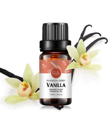 Vanilla Essential Oil - 100% Pure Aromatherapy Therapeutic Grade Essential Oil by RAINBOW ABBY - 10 ml