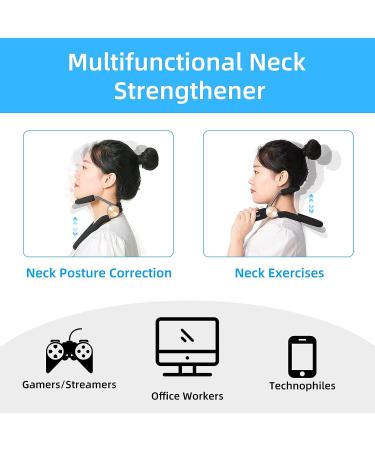 Fanwer Neck Hump Corrector | Elastic Neck Exerciser & Support Brace for Pain Relief | Improve Posture & Relieve Spine Pressure | Men & Women - Buy Online on GoSupps.com