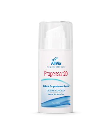 AllVia Progensa 20 Progestrone Cream 4 oz (113 g)