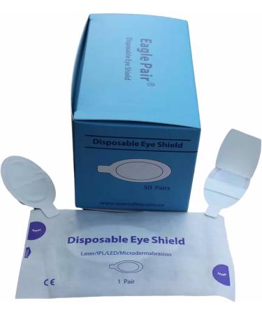 50 Pairs Disposable Eye Patch for IPL Laser LED Beauty Treatments | OD7+ Shield Pads for Eyebrow Clients - Protective Eye Patches - Buy Online on GoSupps.com