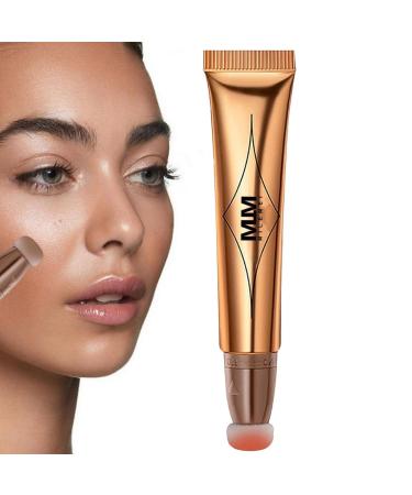 Wand - Multifunctional Liquid Contouring with Cushion Applicator | Lightweight Natural Super Silky Face Makeup Product for Lip Cheek Frifer 03 Cherry Red