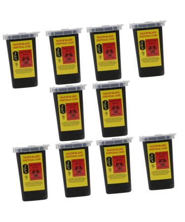 Beaupretty 10 STK Klinge Kidener Box Lippe Lipen for Hairdresser Razor Razor Blades Storage Box waste container for razor blades clothes razor Catoilets hairdressing requirement