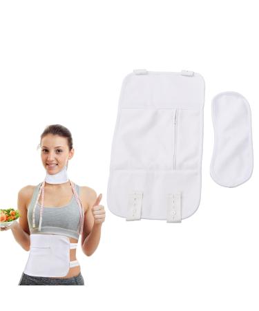 Castor oil pack reusable washable castor oil pack set castor oil waist and neck pack for liver detoxification constipation insomnia and relaxation