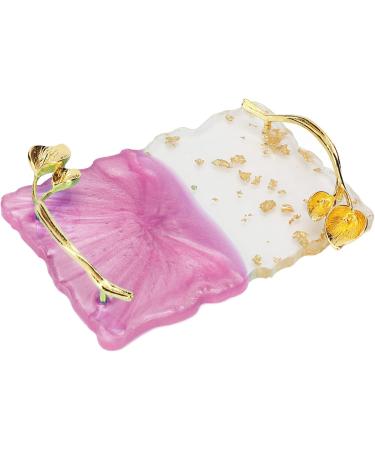  Bamjour Nail Polish Palette Mixed Color Palette for Nail Art Non-Slip Nail Polish Gel Color Display Board Mixing Plate (PINK) - Buy Online on GoSupps.com