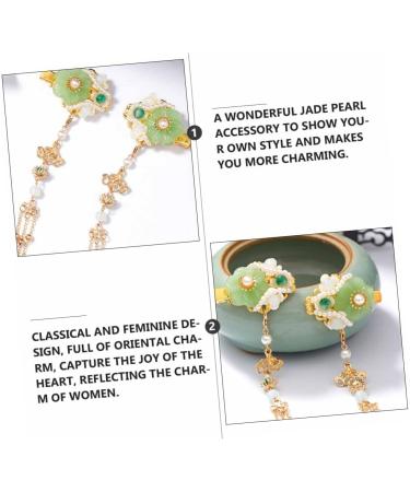 minkissy 2 Pairs Tassel Hair Clip Hanfu Headband Clips for Hair Accessories Antique Chinese Hair Pins Asian Hair Accessories Chinese Flower Hair Clips Chignon Pin Kimono Pearl Flowers Miss - Buy Online on GoSupps.com