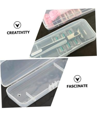 Magiclulu 40 STK Razor Storage Box | Plastic Razor Container Travel Case | Safety Case for Razors | Japanese Style Blade Holder - Buy Online on GoSupps.com