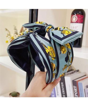 WENLII Ladies Big Bow Flower Headband - Bohemian Turban Headwear for Women - Buy Online on GoSupps.com