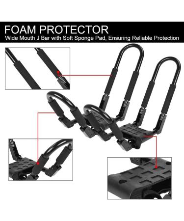 Foldable Kayak Roof Rack | Carrier for Car SUV Pickup Trucks | Fits Kayaks Canoes Paddle Boards - Buy Online on GoSupps.com